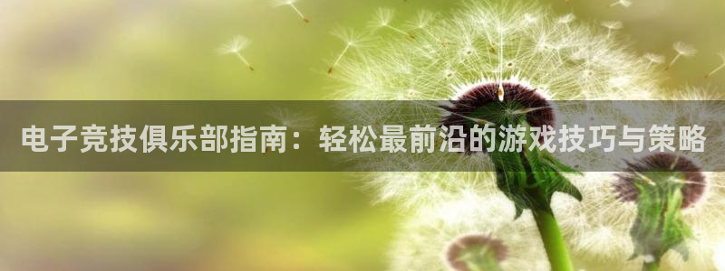 乐鱼电竞官网：电子竞技俱乐部指南：轻松最前沿的游戏技巧与策略